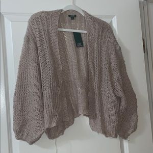 Light pink sweater/cardigan